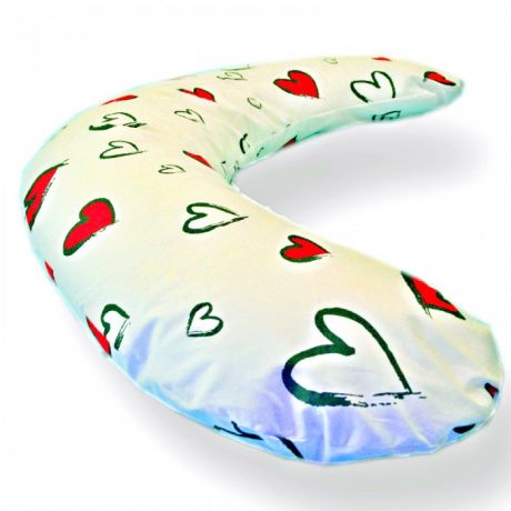 Подушки для беременных БиоСон Подушка для беременных сердце 170х30 холоффайбер