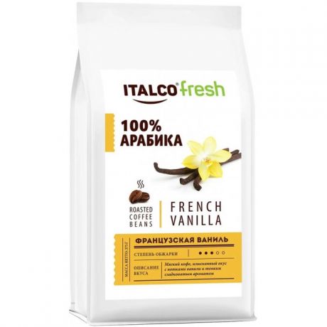 Кофе Italco Кофе в зернах Fresh French vanilla 375 г