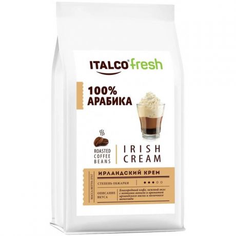 Кофе Italco Кофе в зернах Fresh Irish cream 375 г