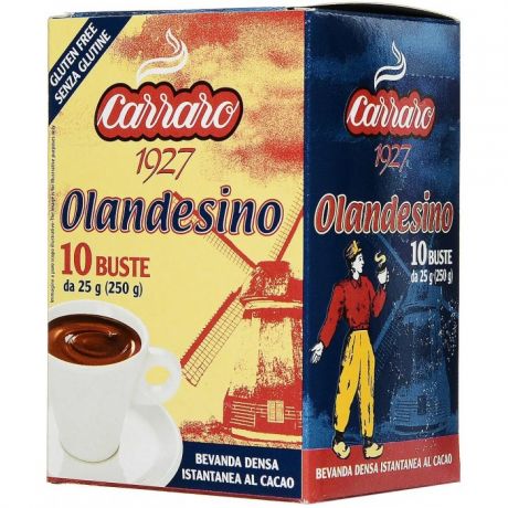 Какао, цикорий и напитки Carraro Какао Olandesino растворимое 10 саше