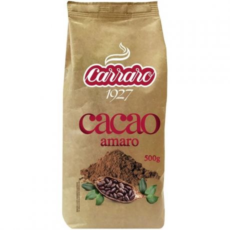 Какао, цикорий и напитки Carraro Какао Amaro без сахара 500 г