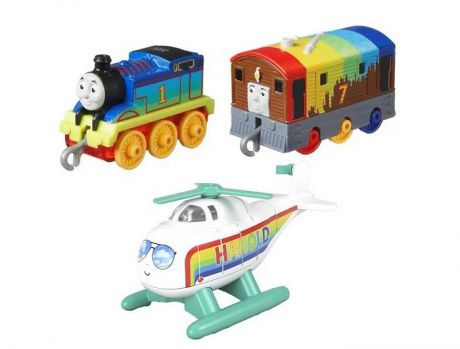 Железные дороги Thomas & Friends Набор игровой Радужные паровозики