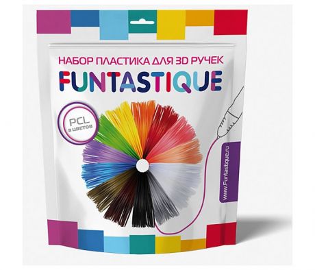 Наборы для творчества Funtastique Комплект ПСЛ-пластик для 3D-ручек 8 цветов