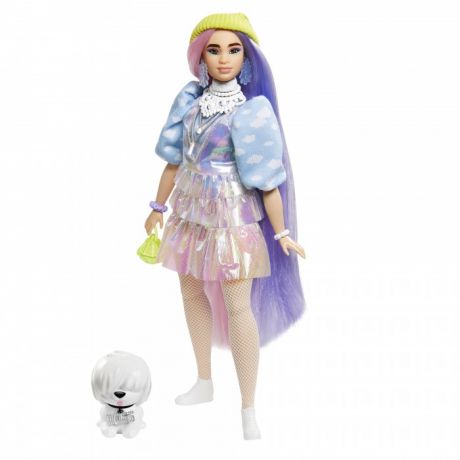 Куклы и одежда для кукол Barbie Экстра Кукла в шапочке