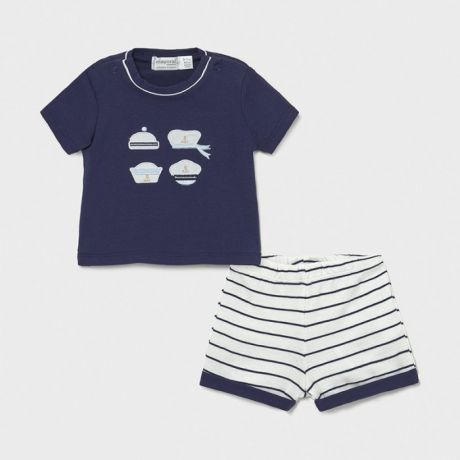 Комплекты детской одежды Mayoral Newborn Фуфайка и шорты для мальчика 1204