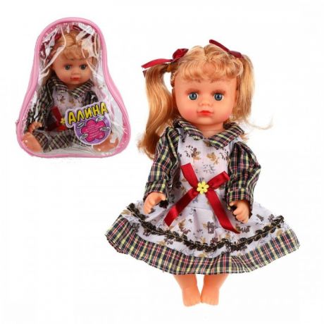 Куклы и одежда для кукол Наша Игрушка Кукла Алина говорящая 22 см 5064