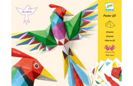 Наборы для творчества Djeco Оригами набор для творчества Птицы
