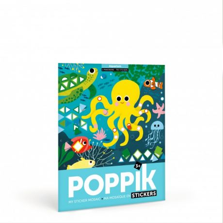 Детские наклейки PoppiK Стикер мозаика Подводный мир