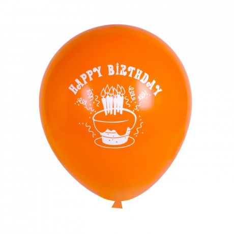 Товары для праздника Детский дворик Воздушные шарики С Днем Рождения! 100 шт.