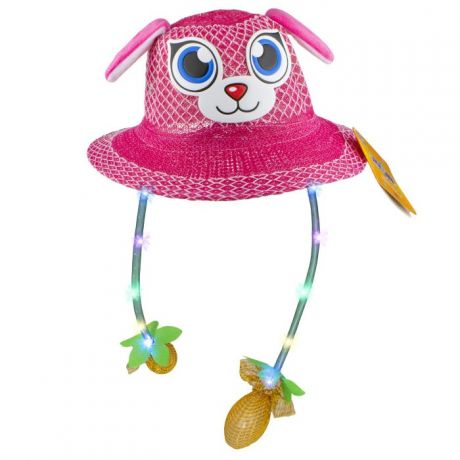 Карнавальные костюмы 1 Toy Шляпка летняя с глазками Хлоп-Ушки