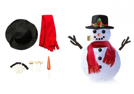 Игрушки для зимы 1 Toy Набор для снеговика (13 предметов)