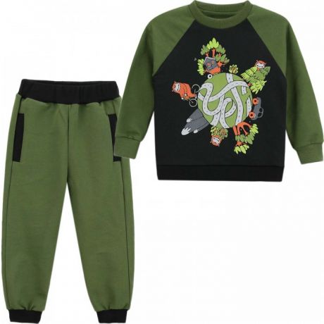 Комплекты детской одежды Babycollection Костюм для мальчика (свитшот, брюки) Путешествие