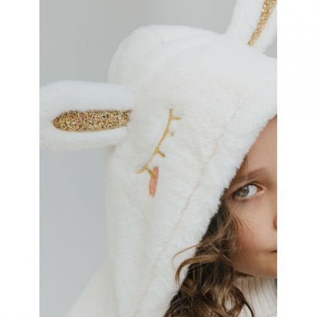 Шапки, варежки и шарфы Mihi Mihi Детская шапка Кролик с блестками