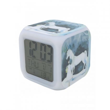 Часы Mihi Mihi Будильник Единорог с подсветкой №6