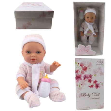 Куклы и одежда для кукол 1 Toy Пупсик функциональный Baby Doll Т14116 33 см