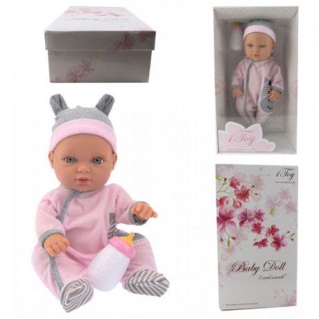 Куклы и одежда для кукол 1 Toy Пупсик функциональный Baby Doll Т14115 33 см