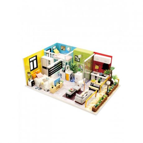 Кукольные домики и мебель Hobby Day Румбокс Интерьерный конструктор Квартирный вопрос