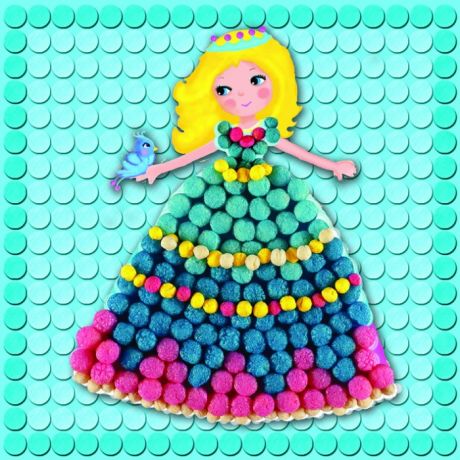 Наборы для творчества PlayMais Сказочная мозаика Принцесса