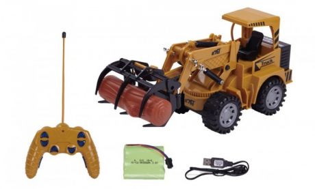 Радиоуправляемые игрушки Пламенный мотор Трактор-лесопогрузчик радиоуправляемый