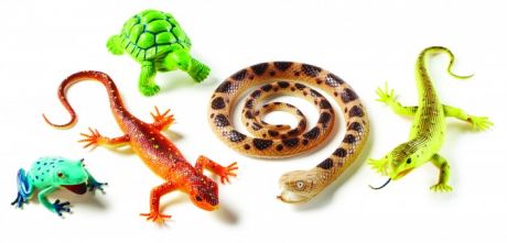 Игровые фигурки Learning Resources Набор фигурок Рептилии и амфибии (5 элементов)