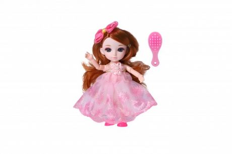 Куклы и одежда для кукол Funky Toys Кукла шарнирная Малышка Лили с расческой 16 см