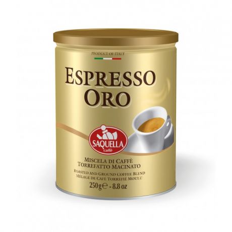 Кофе Saquella Кофе молотый Espresso Oro 250 г