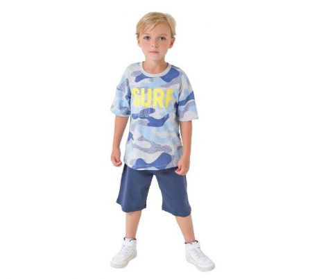Комплекты детской одежды Crockid Комплект для мальчика (футболка, шорты) Космос К2752