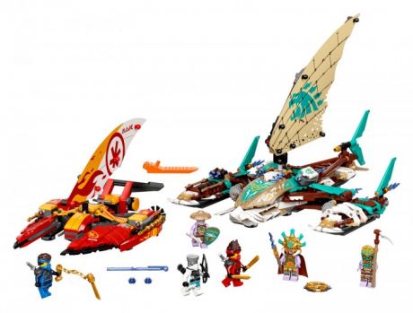 Lego Lego Ninjago 71748 Лего Ниндзя Морская битва на катамаране