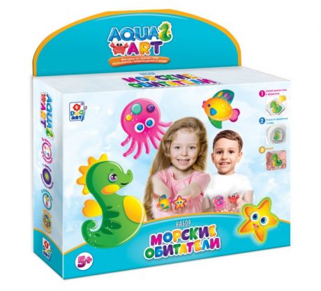 Наборы для творчества 1 Toy Набор Aqua Art Морские обитатели Т20087