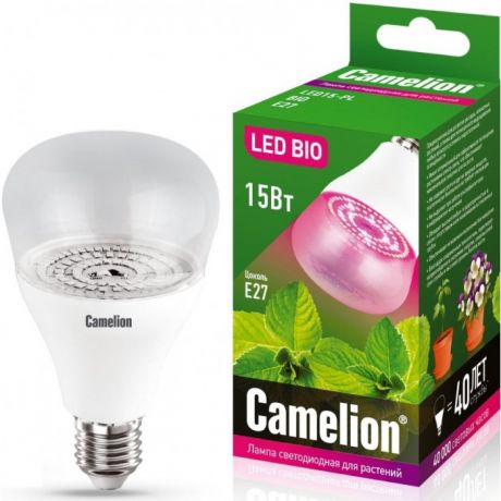 Светильники Camelion LED лампа для растений LED15-PL/BIO/E27