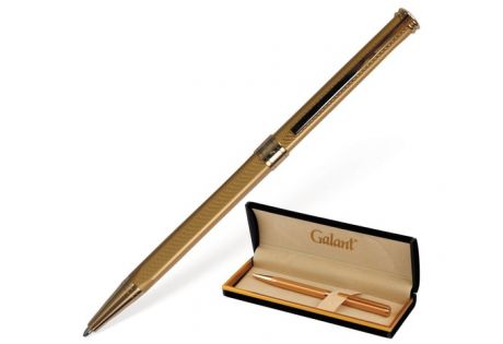 Канцелярия Galant Ручка подарочная шариковая Stiletto Gold 0.7 мм