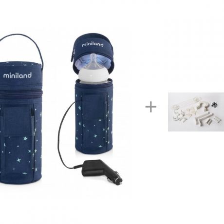 Подогреватели и стерилизаторы Miniland Нагреватель бутылочек Warmy Travel с набором Baby Safety Калейдоскоп Безопасности