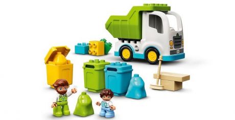 Lego Lego Duplo Мусоровоз и контейнеры для раздельного сбора мусора