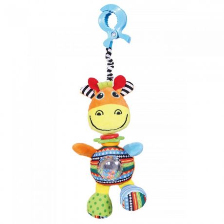 Подвесные игрушки Biba Toys на прищепке Жираф Джиджи 36x14 см