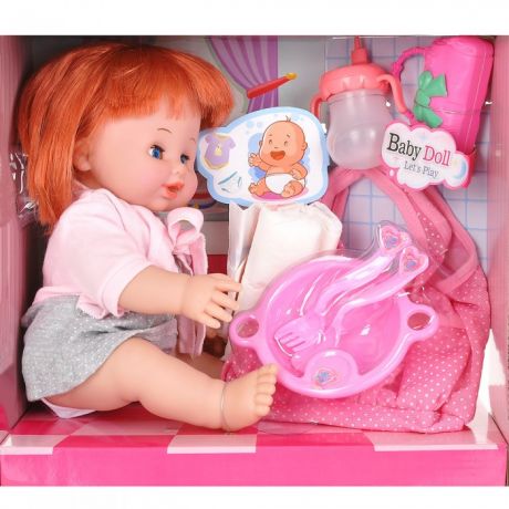 Куклы и одежда для кукол Pituso Пупс с аксессуарами 40 см TB2418020018-girl