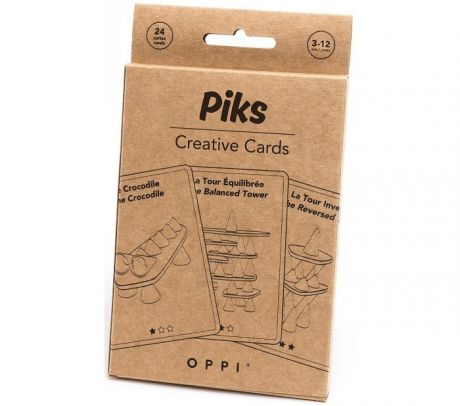 Развивающие игрушки Oppi Piks Образовательные карточки 24 шт.