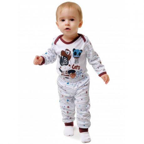 Комплекты детской одежды Babyglory Костюм боди и штанишки Panda Let