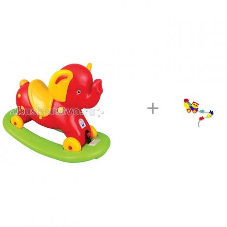 Качалки-игрушки Pilsan Слон каталка и каталка-игрушка Флексика Кошечка