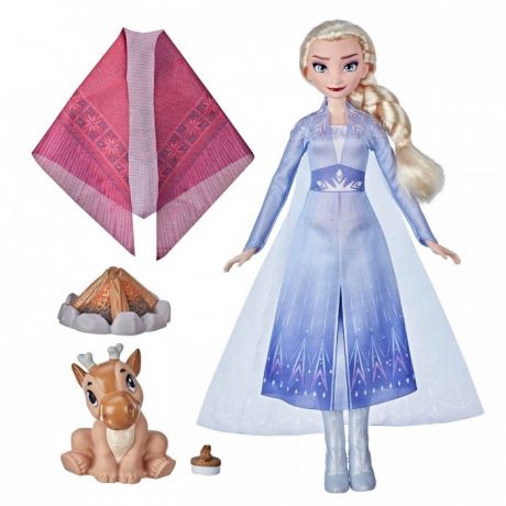 Куклы и одежда для кукол Disney Princess Набор игровой Frozen Холодное Сердце 2 Эльза у костра