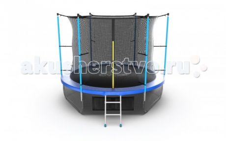 Детские батуты EVO Jump Батут Internal с внутренней сеткой и лестницей 10ft + нижняя сеть