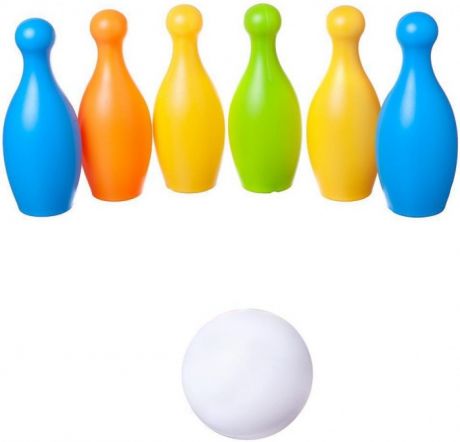 Спортивный инвентарь Junfa Игровой набор Боулинг с 6 кеглями и шаром