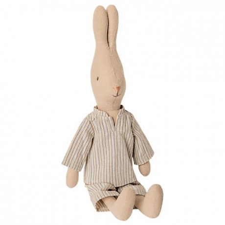 Мягкие игрушки Maileg Кролик в пижаме 28 см