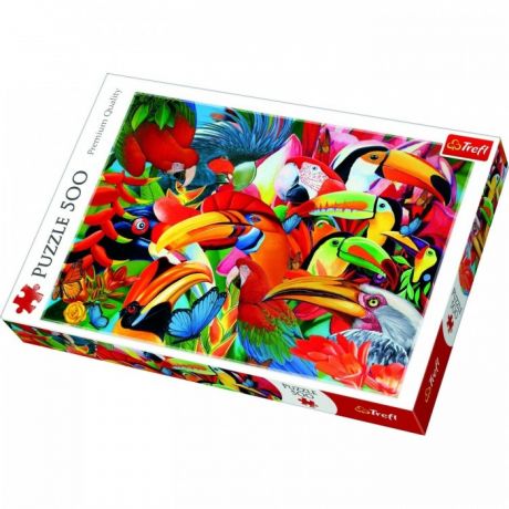 Пазлы Trefl Пазлы Цветные птицы (500 элементов)