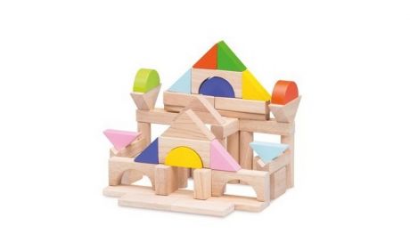 Деревянные игрушки Wonderworld Набор цветных кубиков 50 шт.