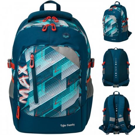 Школьные рюкзаки Tiger Enterprise Рюкзак Max Alpine эргономичная спинка Ergo air