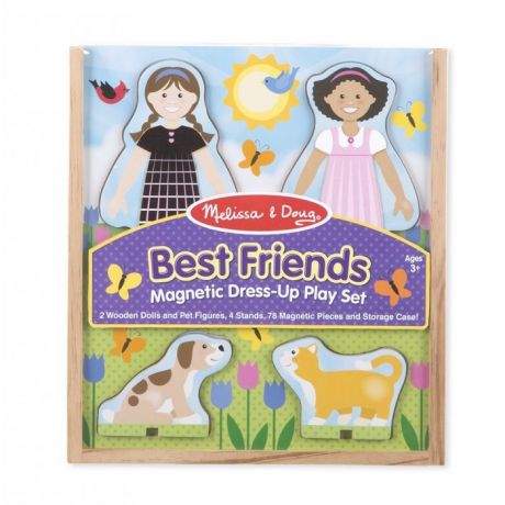 Деревянные игрушки Melissa & Doug Магнитные игры Одень лучших друзей