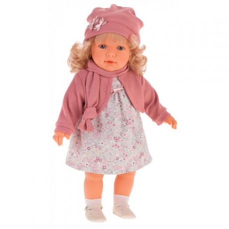 Куклы и одежда для кукол Munecas Antonio Juan Кукла Абрил в розовом 55 см