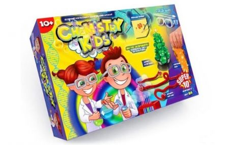 Наборы для опытов и экспериментов Danko Toys Набор для опытов 10 Магических экспериментов Chemistry Kids