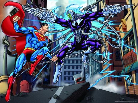 Пазлы Prime 3D Стерео пазл Супермен против Брейниака