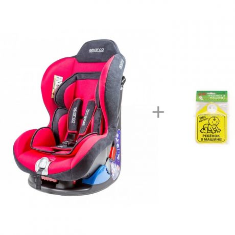 Группа 0-1 (от 0 до 18 кг) Sparco F5000K и знак автомобильный Ребенок в машине Baby Safety